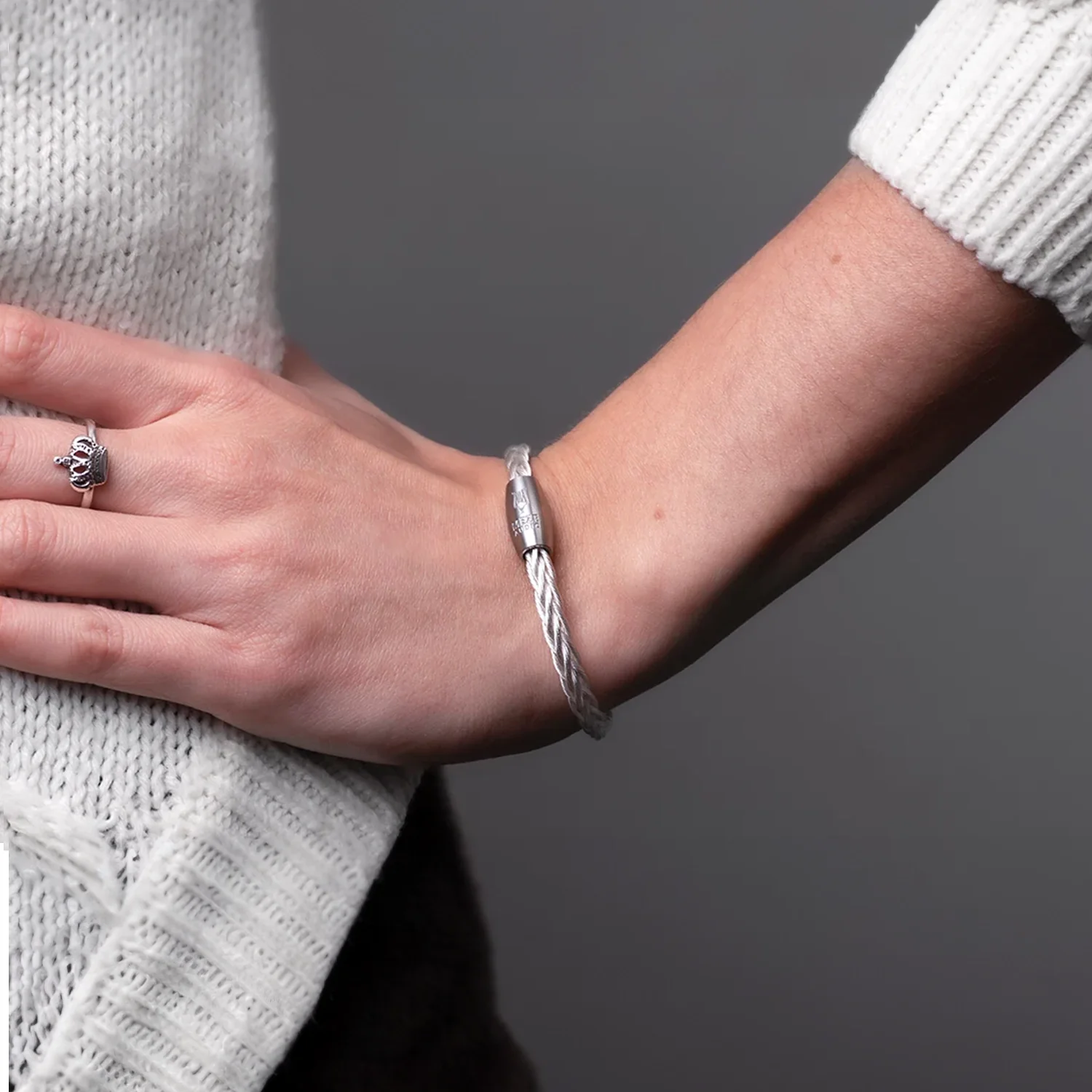 SILVER PLATED PCUHD HANDCRAFTED BRACELET - Image 4